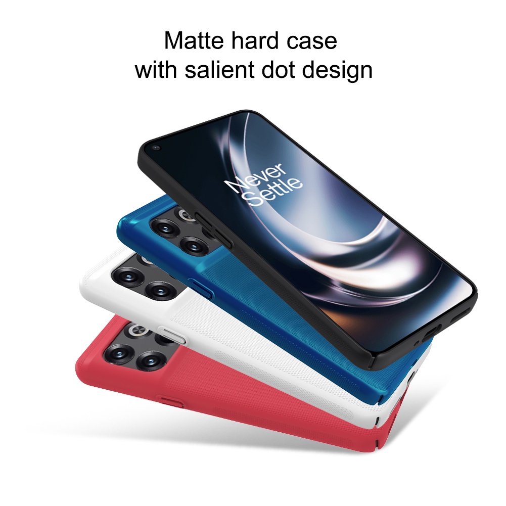Ốp điện thoại NILLKIN bằng PC cứng siêu mỏng mặt nhám chống sốc và dấu vân tay cho OnePlus Ace Pro / OnePlus 10T