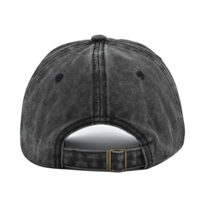 Mũ lưỡi trai cotton phối hình thêu cổ điển cá tính cho nam nữ