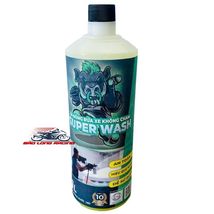 Sprayking chai 1 lít Nước Rửa Xe Không chạm Tiện Lợi Cực Kì Sạch Sáng Bóng