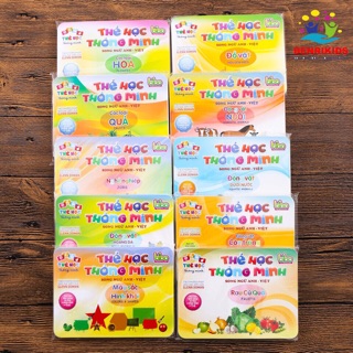 Bộ 2 Chủ Đề Gồm 40 Thẻ Học Thông Minh Song Ngữ Theo Phương Pháp Glenn Cho Bé Khám Phá Xung Quanh