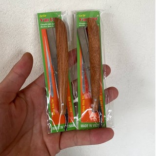 Dao Cạo Cán Gỗ , Barber VM1 - Chuyên Dùng Cho Thợ Cắt Tóc Cạo Mặt , Cạo Tóc