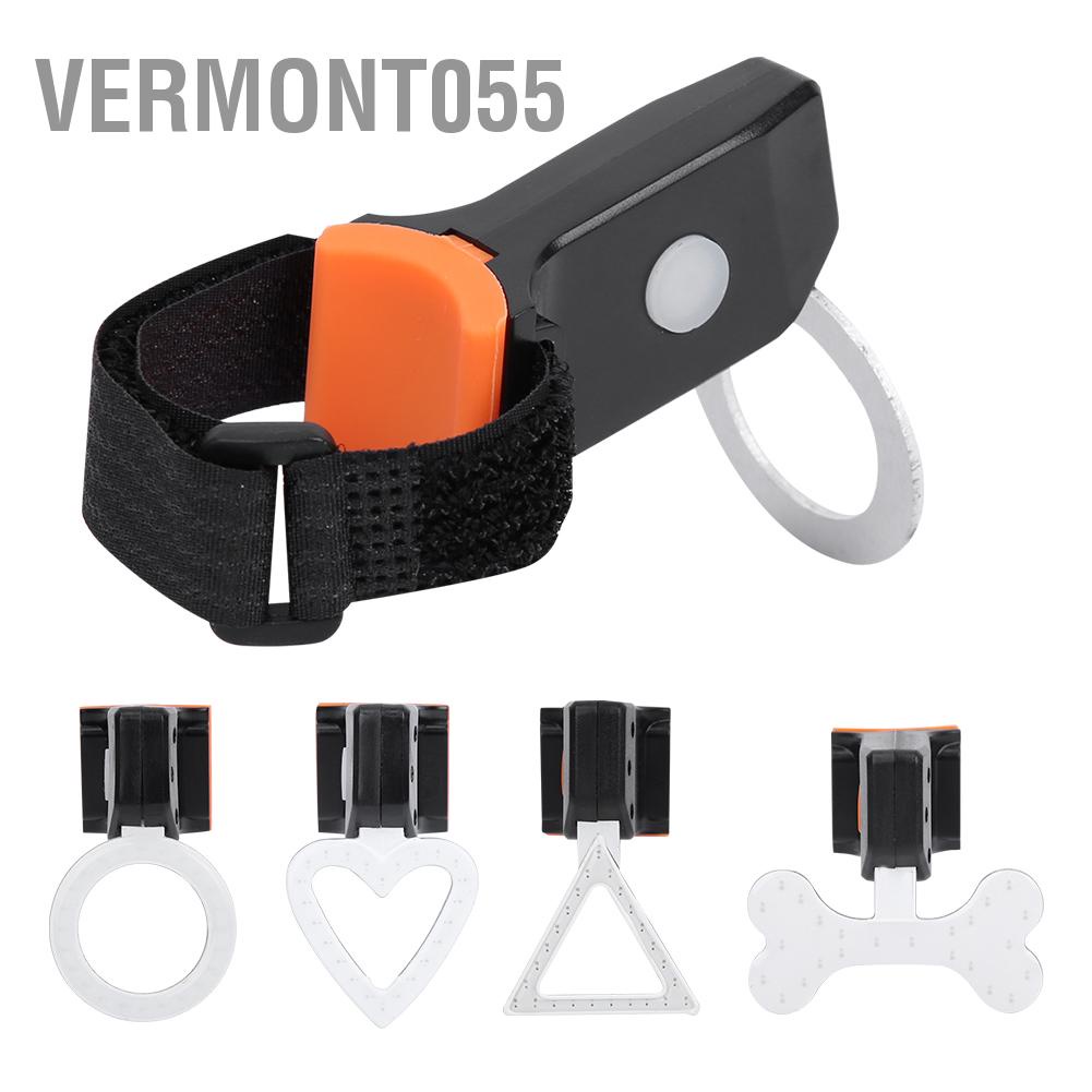 💯Có thể bán buôn😁 Đèn hậu LED chống thấm nước sạc USB màu đỏ cho xe đạp leo núi MTB 💖Hàng giao ngay💖 vermont055