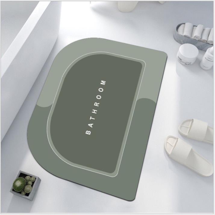 Thảm Silicon - Hút Nước Siêu Thấm Sau 3 Giây - Lau Chân Chống Trơn Trượt