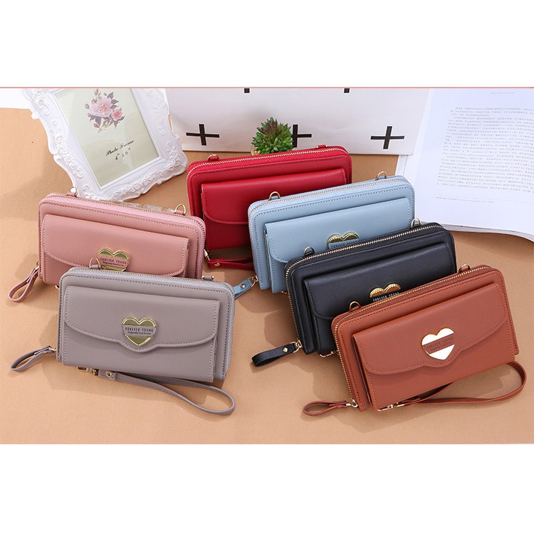 Ví nữ cầm tay young lớn DF3 Shalla