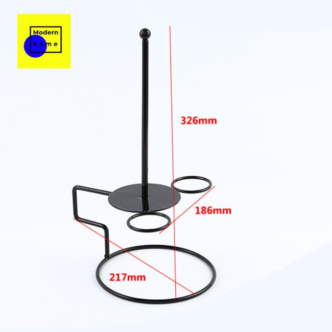 kitchen holder stand black kitchen holder Đế sắt đựng món gà quay bằng sắt có khuôn để chén nước chấm