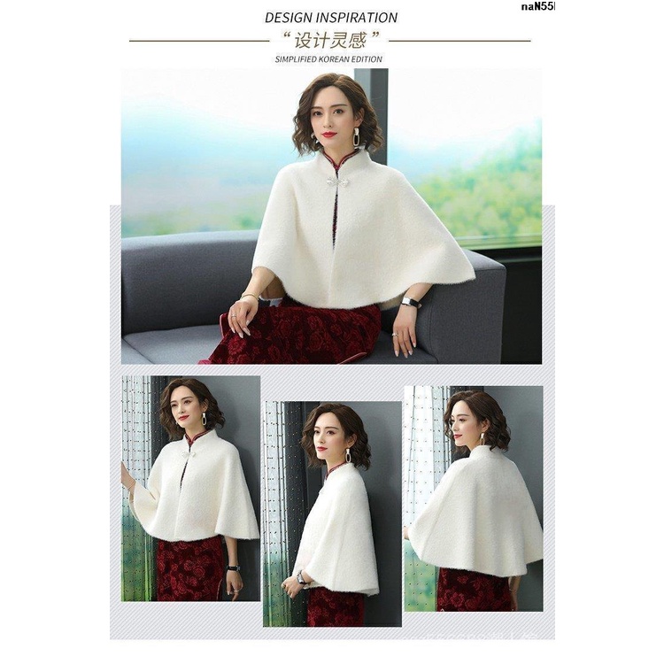 Áo Choàng Lông Dáng Ngắn Thời Trang Thu Đông Cho Nữ | BigBuy360 - bigbuy360.vn