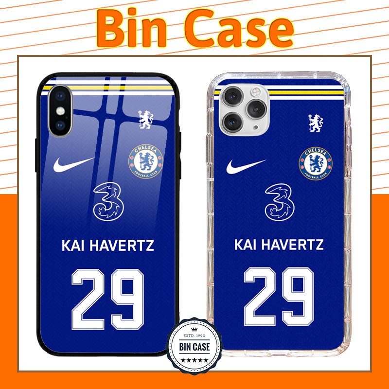 ⚽Ốp Lưng Kai Havertz Áo Chelsea Số 29 ⚽Ốp Chelsea Mới Nhất iphone 13 12 11 Pro Max 6s 6 7 8 Plus X Xr Xs Max BONGDA188