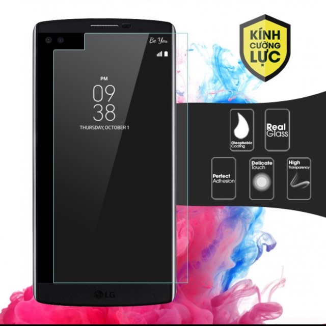 Combo 3 kính cường lực cho LG V10 tặng ốp dẻo trong suốt