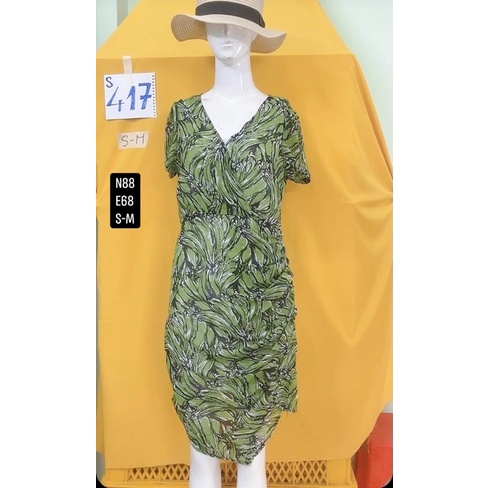 tổng hợp đầm voan vạt cách điệu size S.00