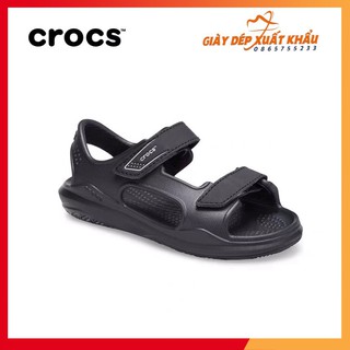 Sandal Trẻ Em - Dép Quai Hậu Swifwater Màu Đen Cho Bé