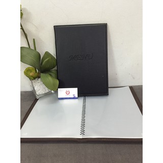 Menu A4 bằng da VYUYEN