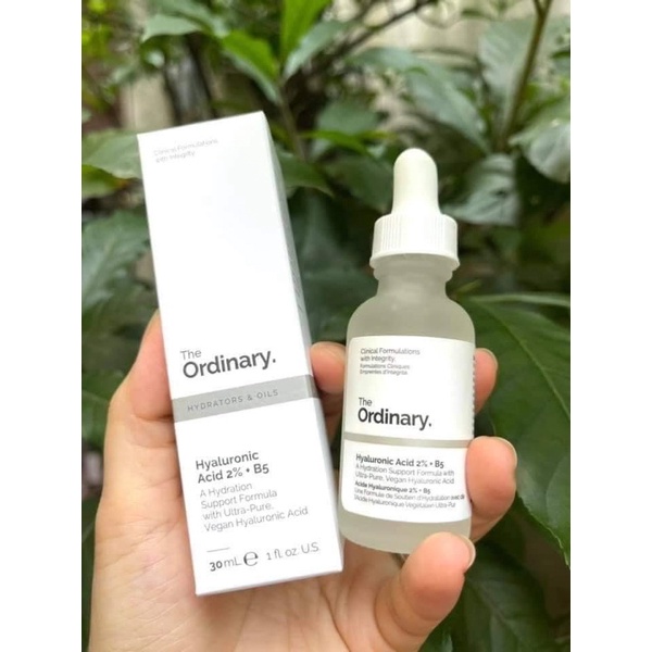 Tinh chất cấp nước, phục hồi The Ordinary Hyaluronc Acid 2% + B5