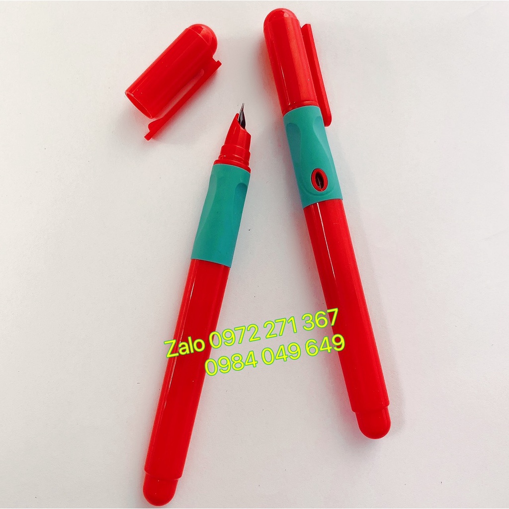 01 Bút máy nét thanh đậm, bút cánh diều 106 luyện viết chữ đẹp dành cho học sinh tiểu học (có định vị cầm bút)