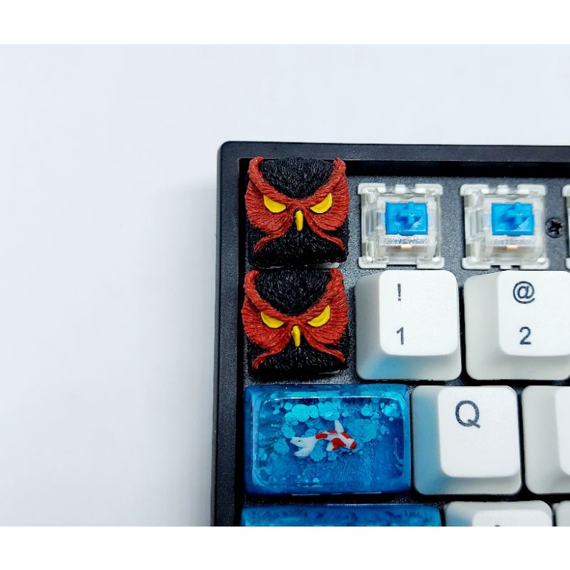 Keycap keypora clone tone đỏ đen trang trí bàn phím cơ