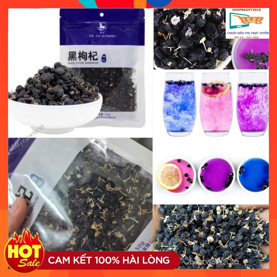 👉[FREE SHIP] Hắc kỷ tử hạt to đều 100g kỳ tử đen hàng chất lượng cao - Kỳ tử hoang dã tăng cường trường thọ