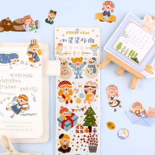 🎄Sticker03 Cô bé Nga Noel Giáng sinh