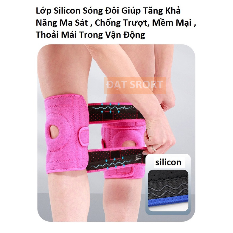 Đệm Đầu Gối Chống Trượt Thể Thao AOLIKES 7912 , Gym ,Yoga , Pilates , Dance,  Bóng Rổ , Chạy Bộ , Leo Núi , Xe Đạp