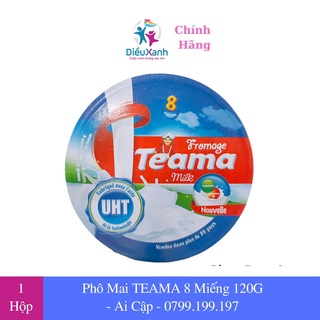 Phô mai teama 8 miếng 120g - nhập khẩu ai cập