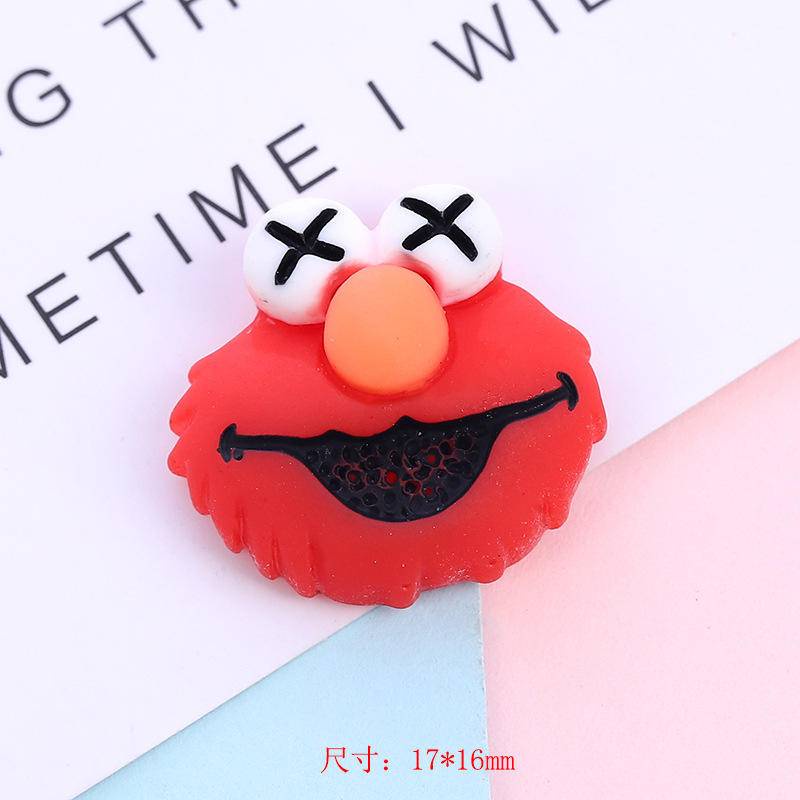 Phụ Kiện Trang Trí Giày Hình Sesame Street Hoạt Hình DIY