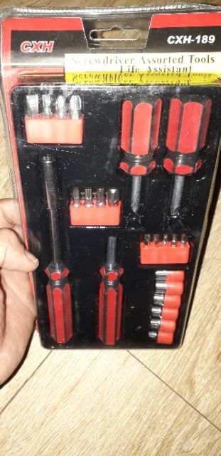 Sét tua vít đa năng gồm 23 món CXH189 rất đẹp