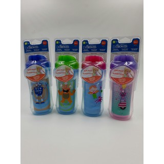 BÌNH UỐNG NƯỚC ĐẦU CỨNG CÁCH NHIỆT NHIỀU MÀU DR BROWN'S...