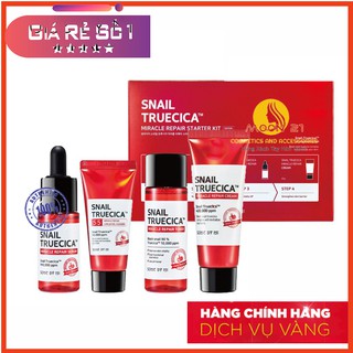 Bộ phục hồi sẹo dưỡng da Some By Mi Snail Truecica ốc sên miniHàn Quốc