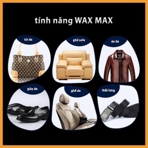 Bình Xịt Đánh Bóng Và Làm Sạch Wax Max, Bình Làm Sạch Nội Thất Ô Tô, Chai Vệ Sinh Đồ Da - Vạn Dặm Bình An