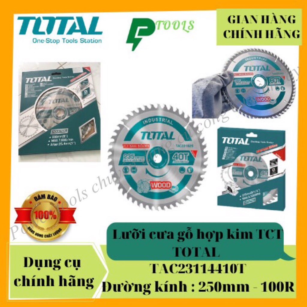 Lưỡi cưa gỗ ( hợp kim TCT ) TOTAL < Hàng chính hãng > 200mm - 350mm