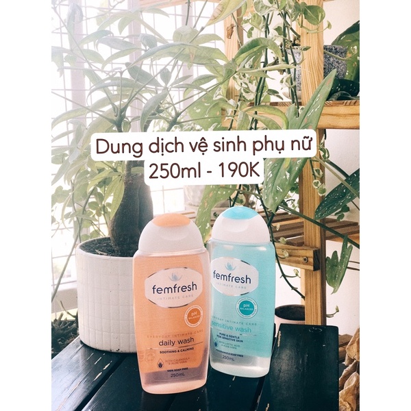 FEMFRESH Dung dịch vệ sinh phụ nữ 250ML