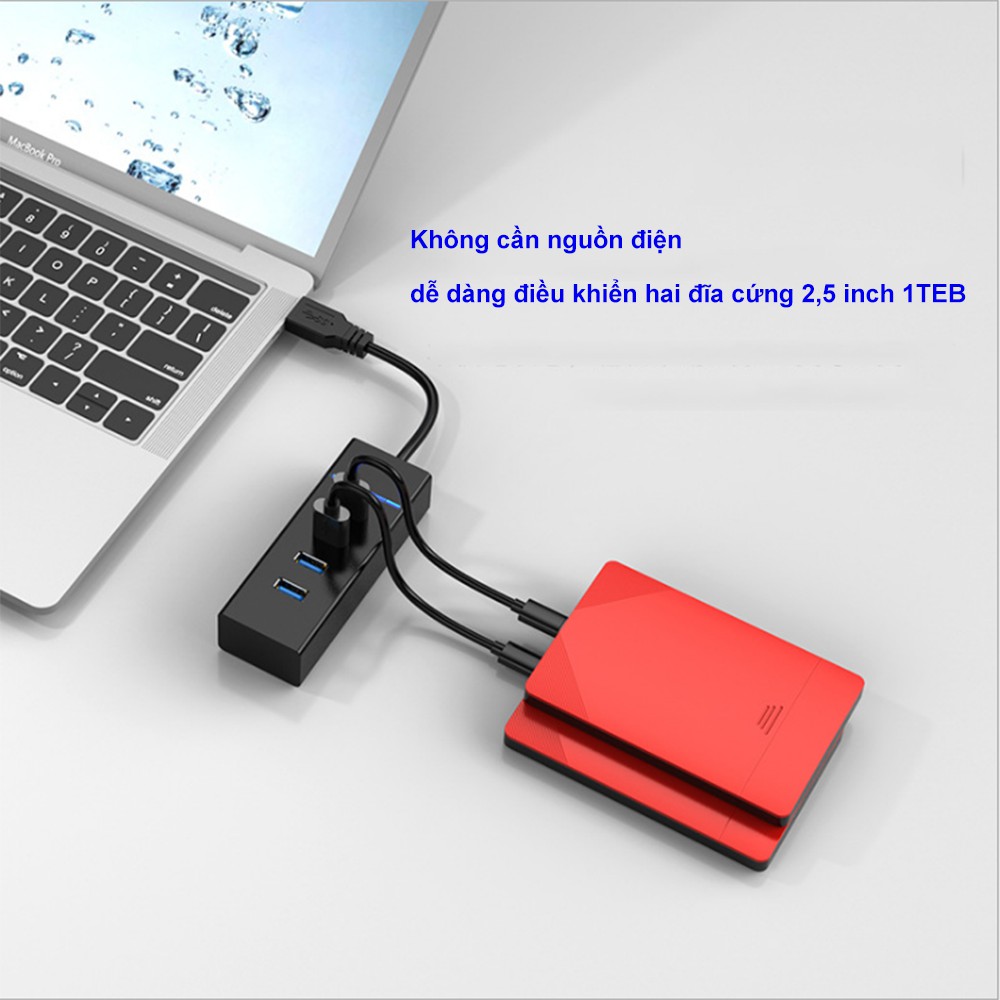 Bộ chuyển đổi usb 3.0 đa năng 4 ports hub - Hub usb 3.0 4 port tốc độ cao