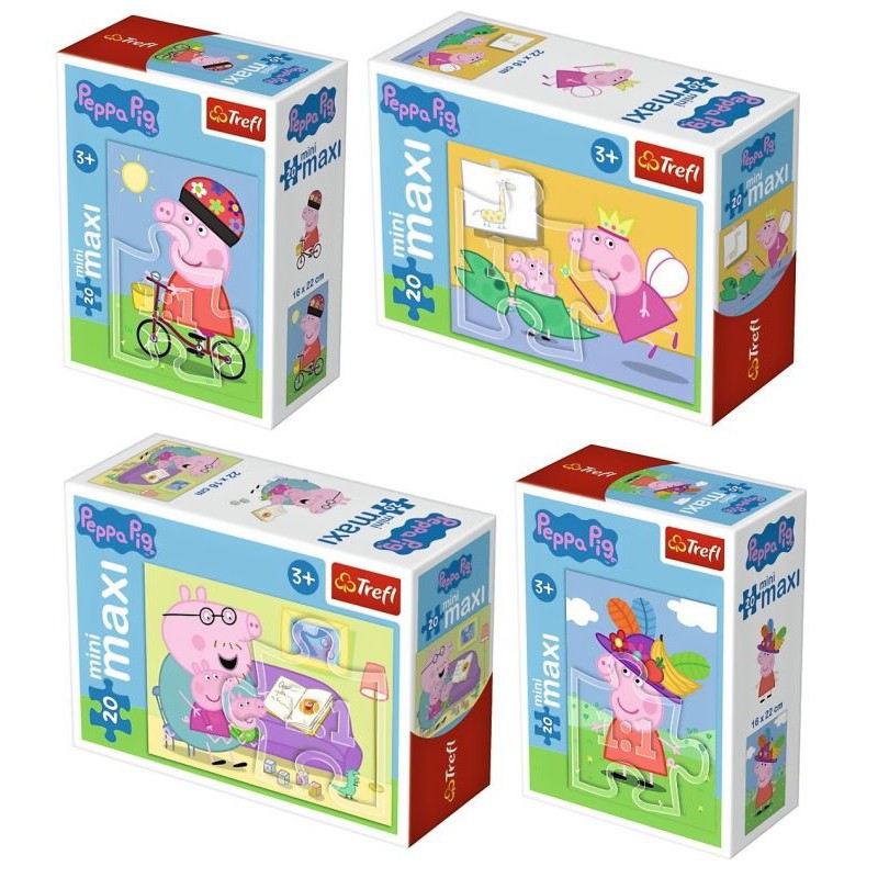 Tranh ghép hình TREFL miniMaxi 56000 - 20 mảnh Peppa Pig