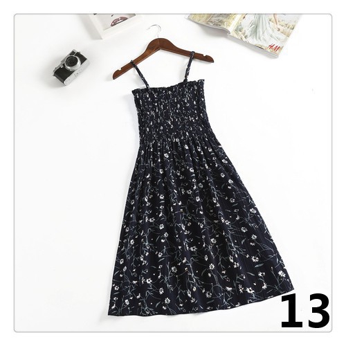 Đầm voan hai dây phong cách Bohemian quyến rũ dành cho nữ