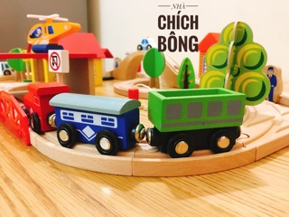 BỘ ĐƯỜNG RAY XE LỬA HÀN QUỐC - GỖ TN