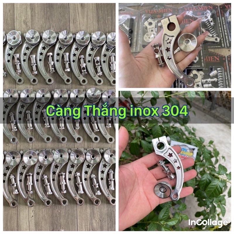 Càng Thắng Salaya inox 304 Gắn Thông Dụng Các Dòng Xe Ga, Xe Số