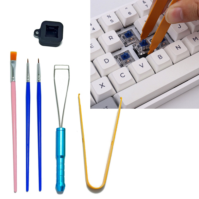 Bộ 6 Dụng Cụ Tháo Nút Bàn Phím Cơ Cherry Tiện Dụng