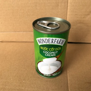 Lon Nước Cốt Dừa WonderFarm 160ml