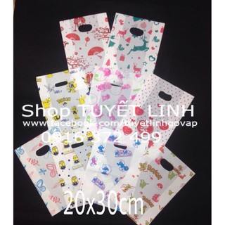 Túi xốp in hình cute size 20x30cm : 400k /10 kg