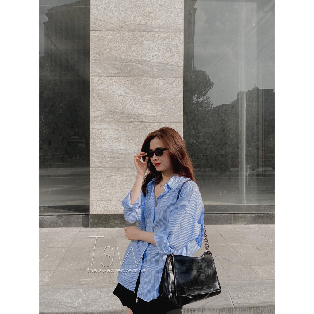 [Mã WASKT304 giảm 15% tối đa 30K đơn 99K] Áo sơ mi kẻ oversize TSW (Ảnh thật) | BigBuy360 - bigbuy360.vn