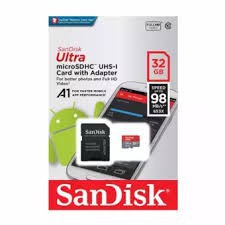 [Kho phụ kiện] Thẻ nhớ Micro SD Scandisk 32Gb class 10 -80Mb bh 5 năm Hàng chính hãng