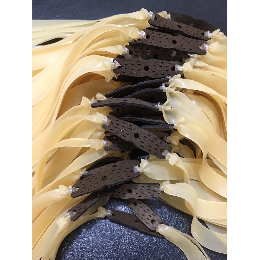 2 chiếc Dây ná Dây thun cao su loại dày 1mm