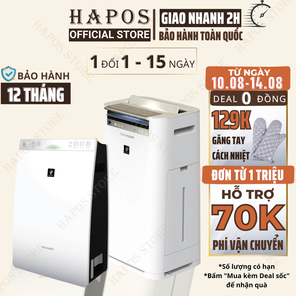 Máy Lọc Không Khí Và Tạo Ẩm Sharp KC-F30EV-W