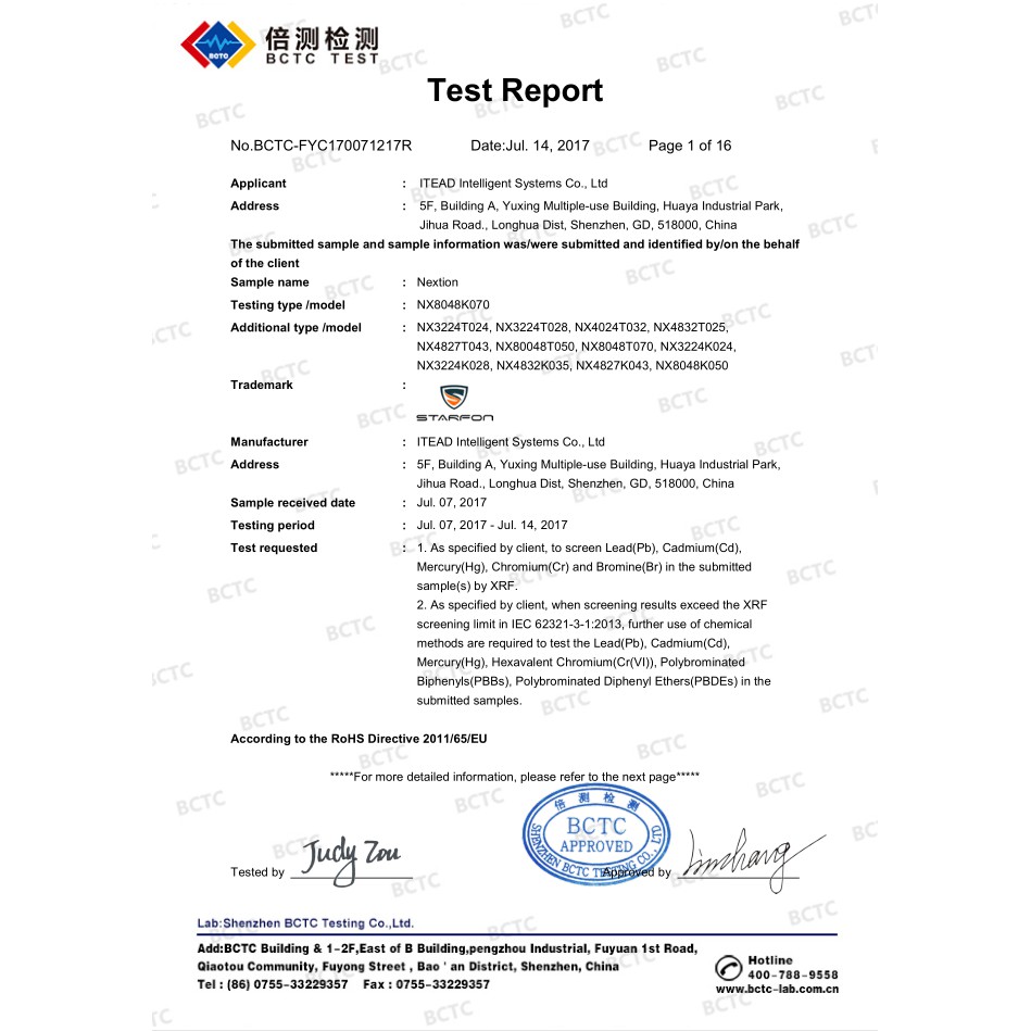 Màn hình TFT LCD 4.3 Inch NX4827K043 của Nextion