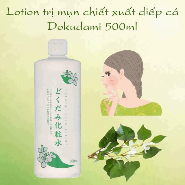 Toner diếp cá dokudami nhật bản dành cho da dầu mụn