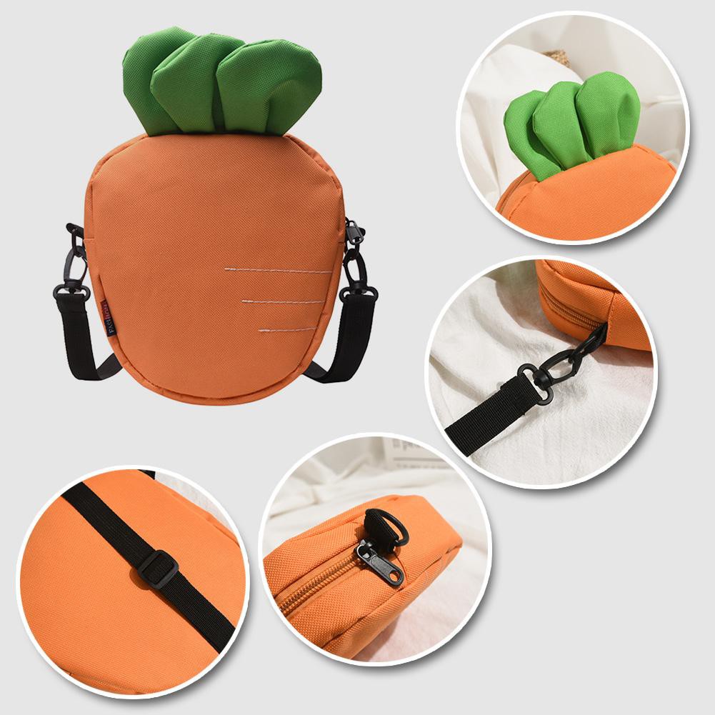 FREESHIP ĐƠN 99K_ Túi đeo chéo hình củ cà rốt hoạt hình ngộ nghĩnh