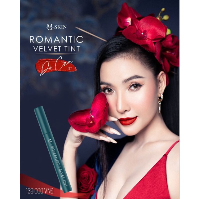 MQ SKIN Son kem lì tự chọn 5 Màu HOT- MQ SKIN Romantic Velvet Tint