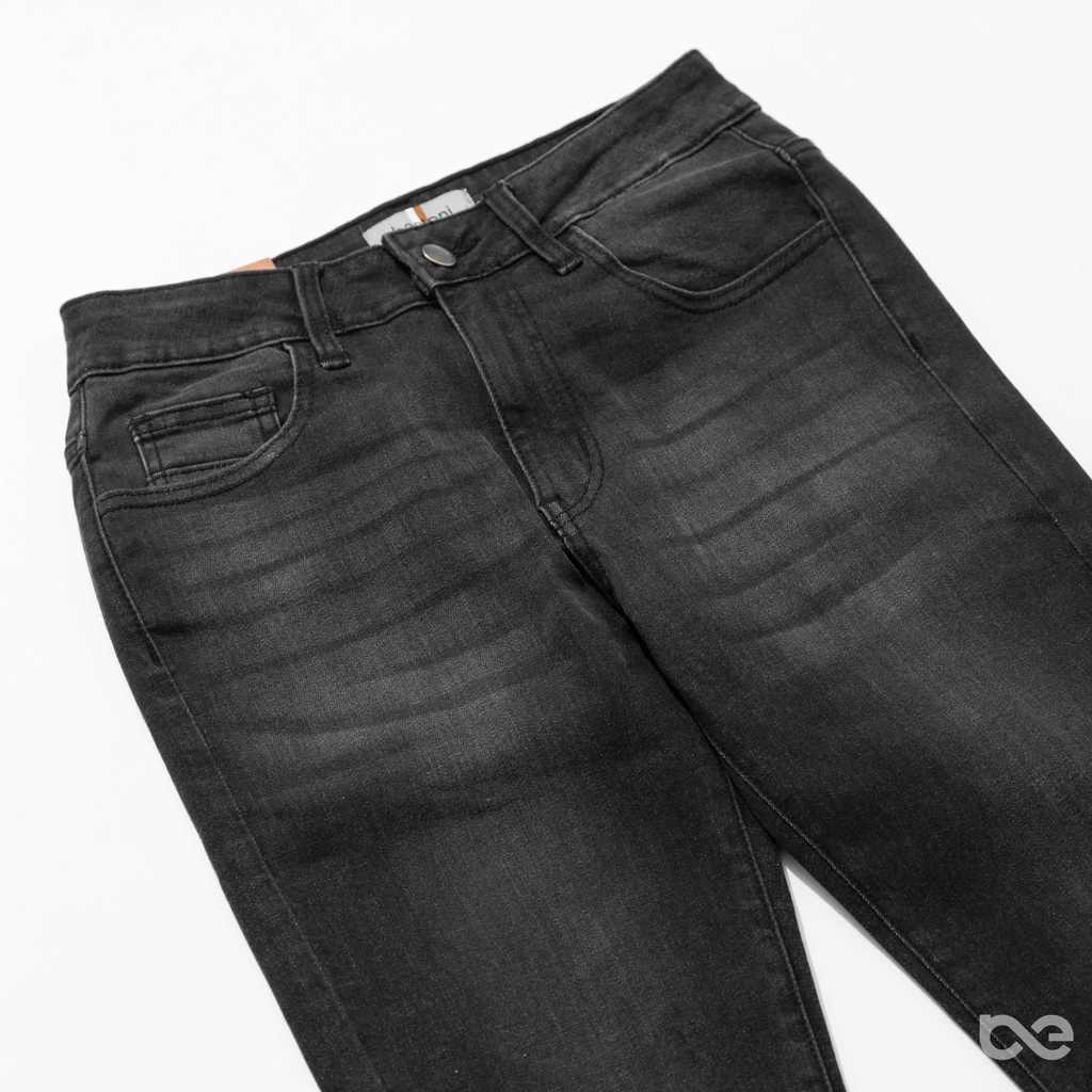 Quần jean nam Slim Jean màu đen co giãn, cao cấp, mềm mịn không ra màu BENTONI