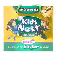 Nước yến kids Nest hương táo cho trẻ em – Sài Gòn Anpha (6 lọ x 70ml)