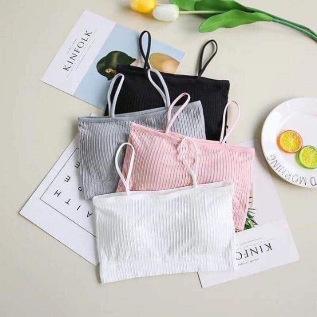 Sỉ 10 áo bra ống co giãn siêu xinh ( ghi chú mầu)