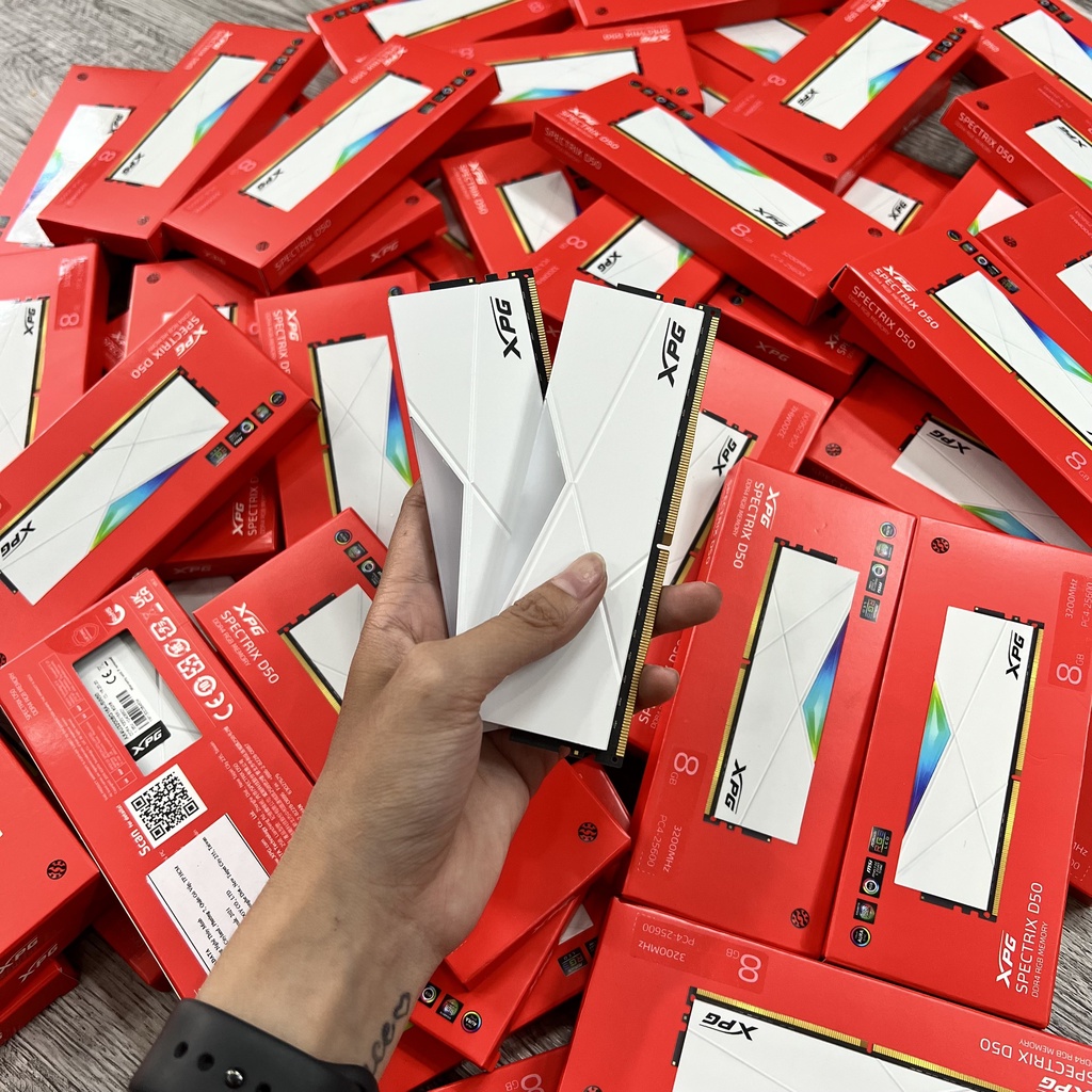 Ram ADATA XPG Spectrix D50 8GB bus 3200 White