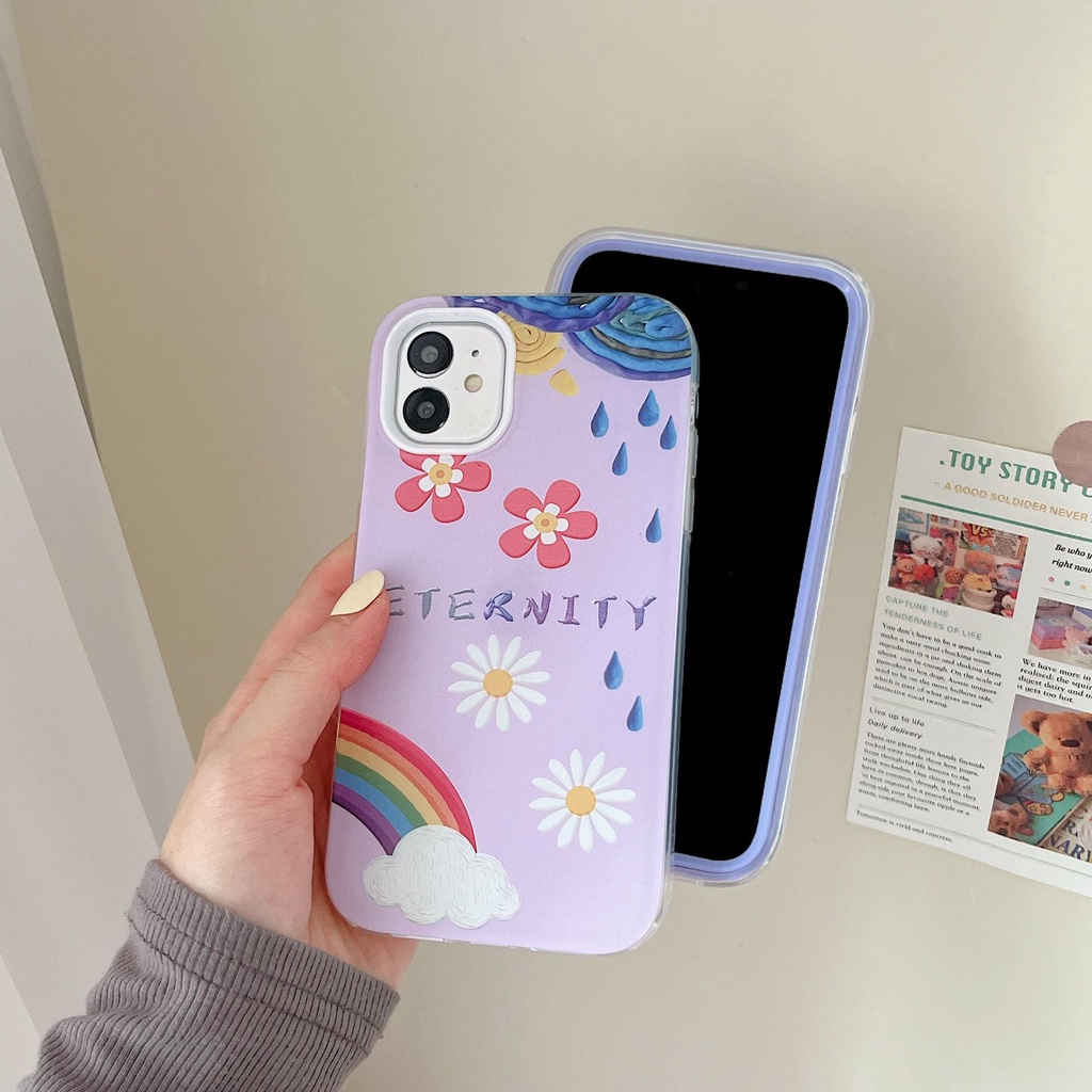 Ốp Điện Thoại TPU Silicon Mềm Chống Sốc 3 Trong 1 Cho iPhone 13 12 11 Pro Max XS X XR 7 8 Plus